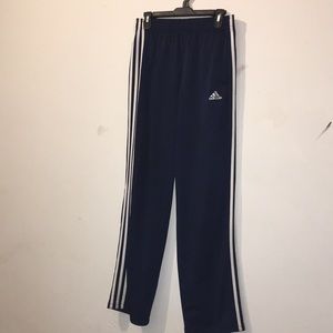 Navy blue adidas pants